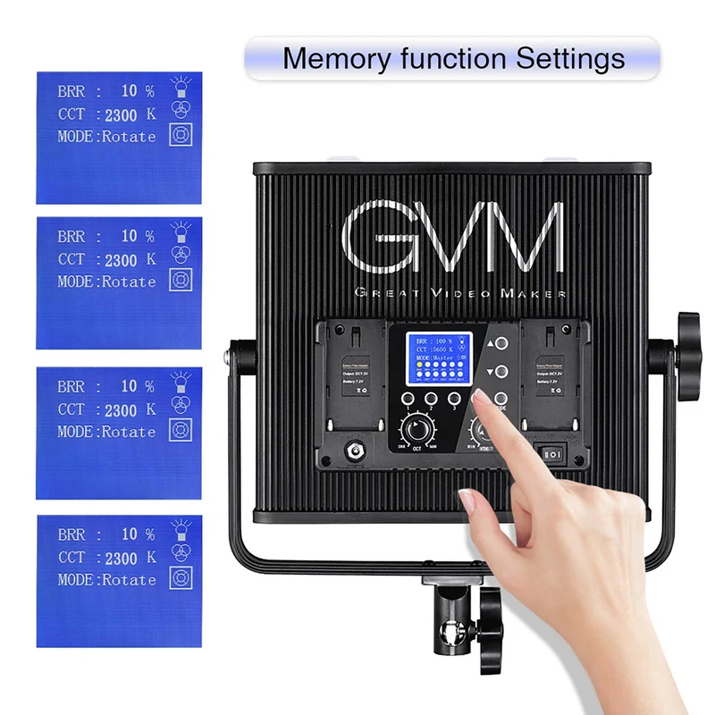 GVM 672S-B 40W Bi-Color LED Light Panel (2-Light Kit)