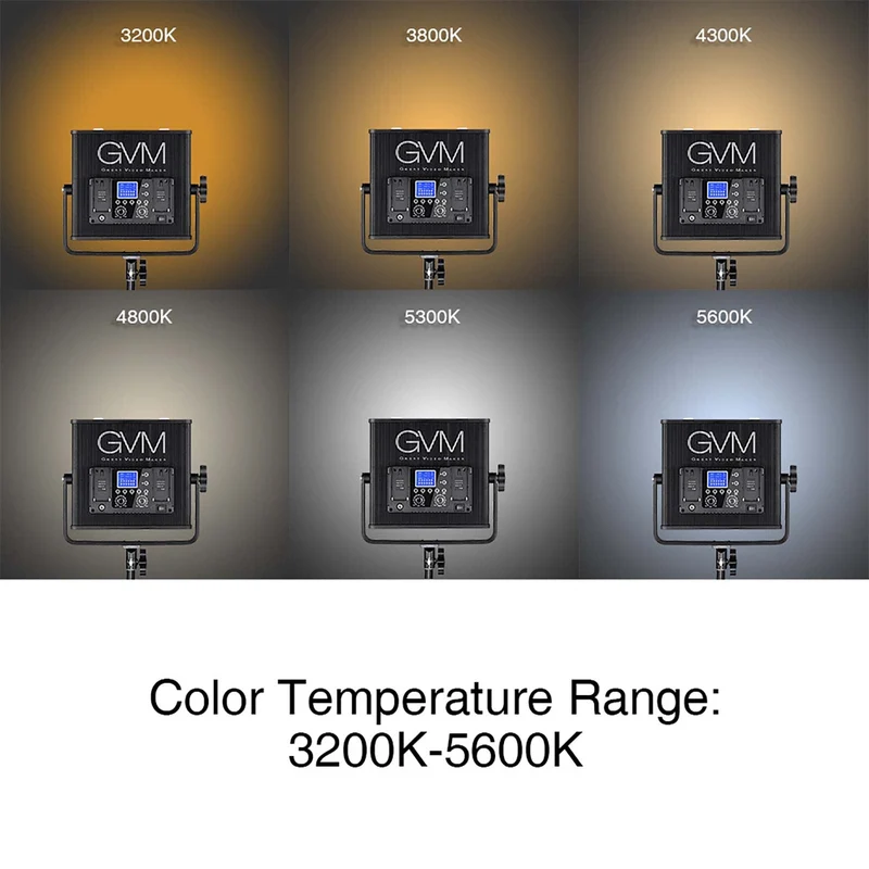 GVM 672S-B 40W Bi-Color LED Light Panel (2-Light Kit)