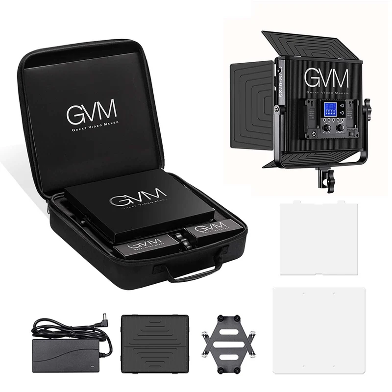 GVM 672S-B 40W Bi-Color LED Light Panel (2-Light Kit)