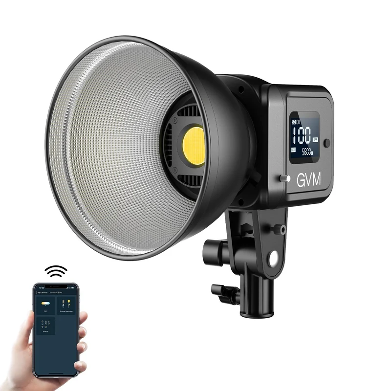 GVM SD80D 80w Bi-Color Spotlight Daylight 3 kits