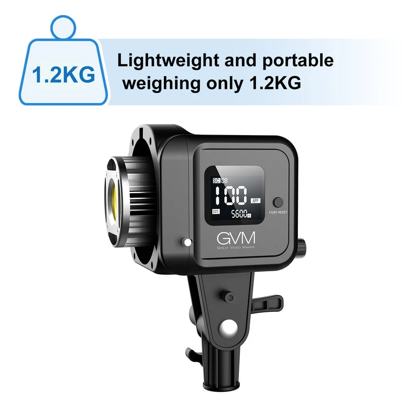GVM SD80D 80w Bi-Color Spotlight Daylight 3 kits
