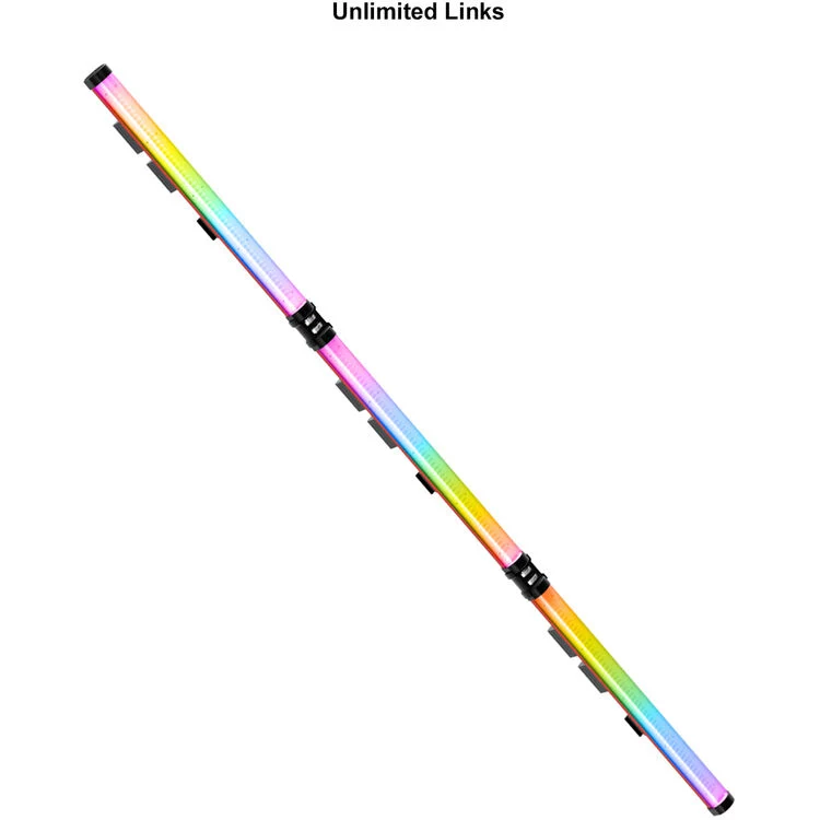 GVM BD25R RGB Tube Light with Softbox, 2 Packs 25W Handheld Wand Light, 24" Full Color LED Tube Light, 2700-10000K Stick Light with APP/DMX Control, 12 Scene Effects, MESH Networking Control Led Video Light
