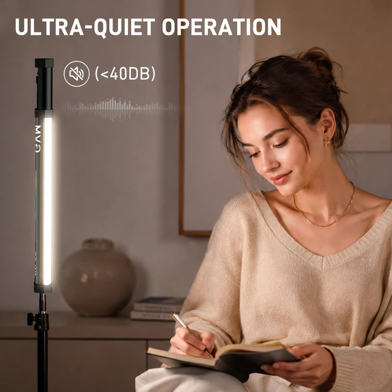 GVM BD60D Upgraded RGB Handheld LED Video Wand Light(21.8")(Buy 1 get 1 free)