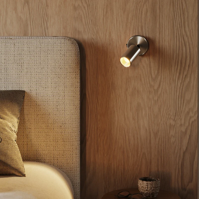 Spot GU10 Spotlight LED Bispot - Chrome / Titane satiné