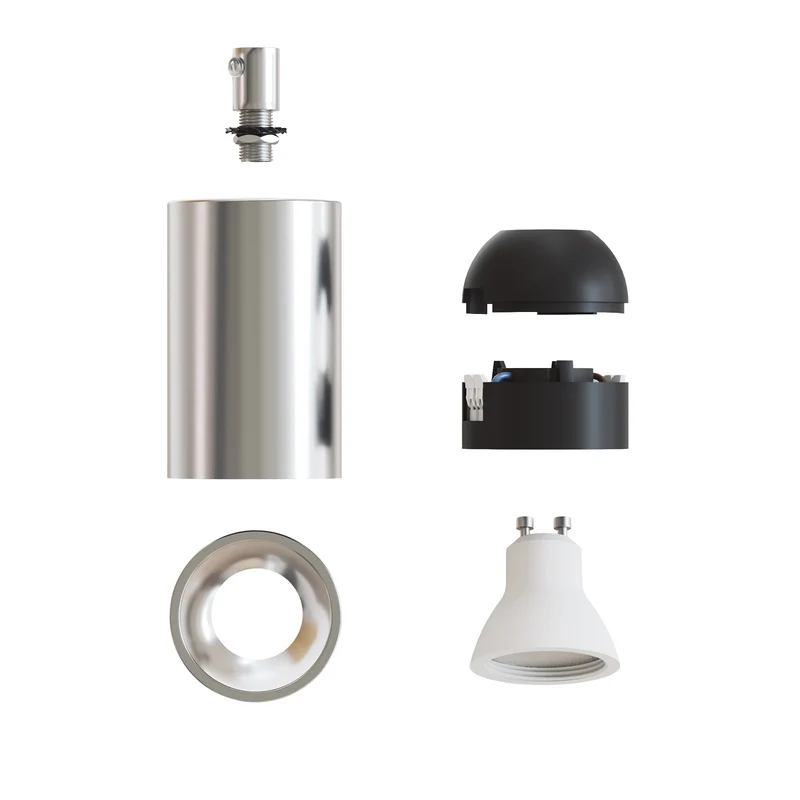 Spot GU10 Spotlight LED Bispot - Chrome