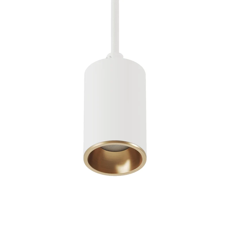 Spot GU10 Spotlight LED Bispot - Blanc mat / Bronze satiné