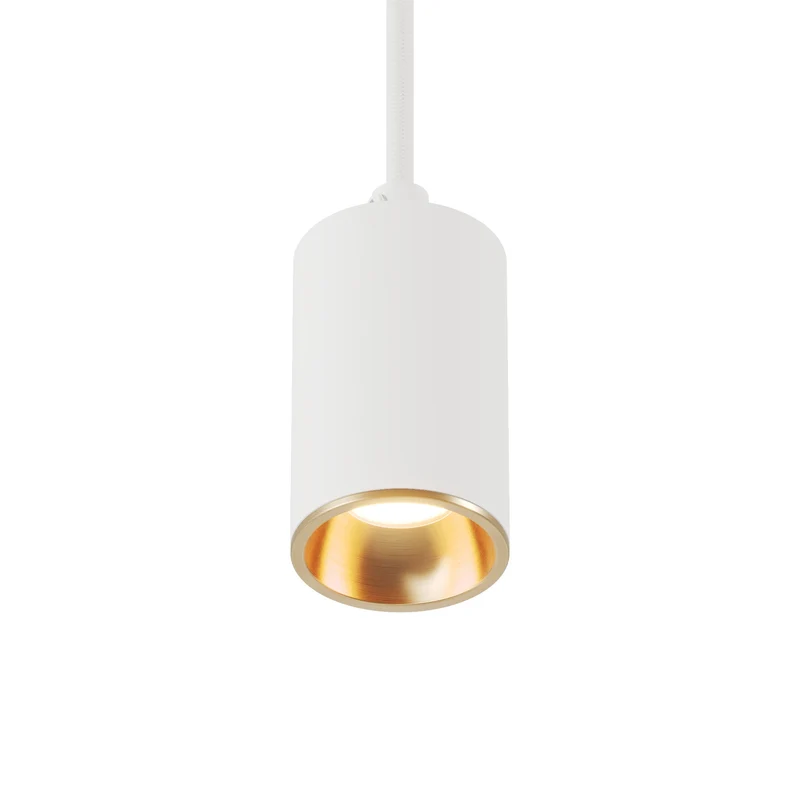 Spot GU10 Spotlight LED Bispot - Blanc mat / Bronze satiné