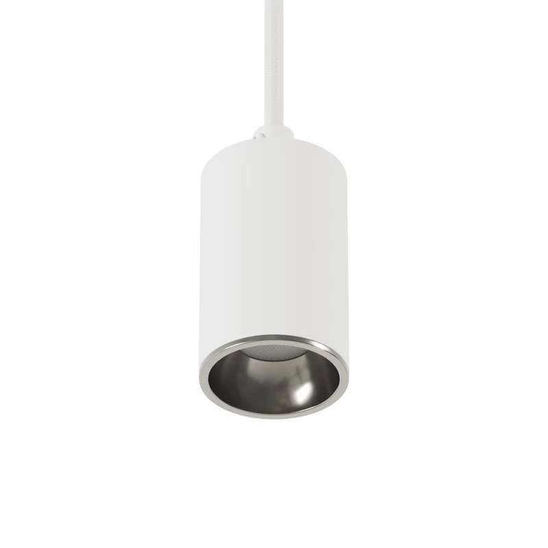Spot GU10 Spotlight LED Bispot - Blanc mat / Chrome