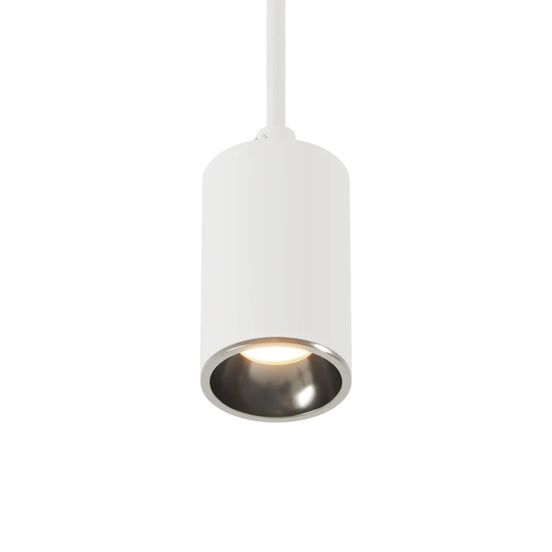 Spot GU10 Spotlight LED Bispot - Blanc mat / Chrome