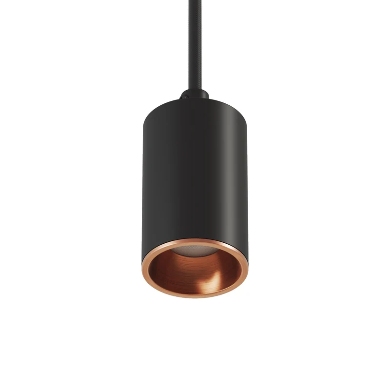 Spot GU10 Spotlight LED Bispot - Noir / Cuivre satiné