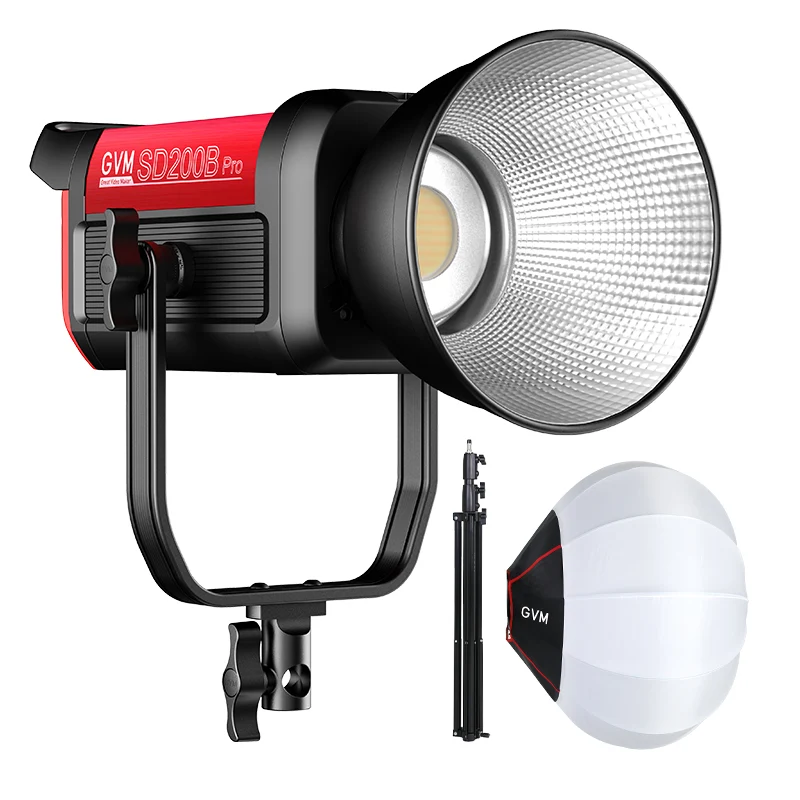 GVM PRO-SD200B 200W Bi-Color Monolight Kit with Lantern Softbox (Open Box)