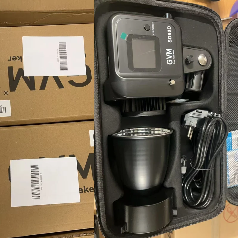GVM SD80D 80w Bi-Color Outdoor Portable Spotlight （Open Box）