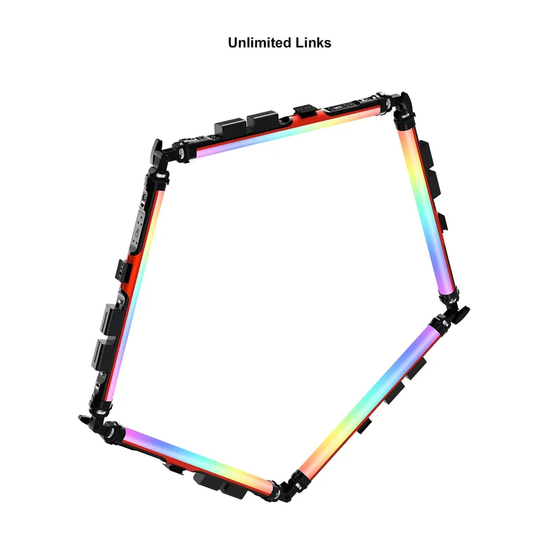 GVM BD25R Bi-Color RGB LED Light Wand (24")