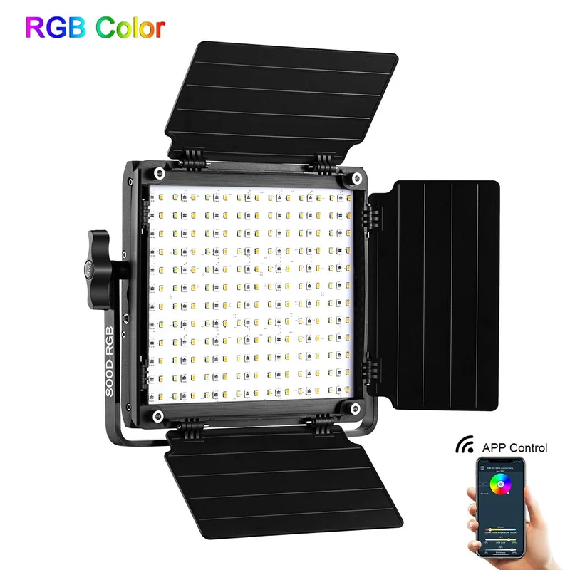 GVM-800D-II 40W Bi-color and RGB Video Panel Light（Open Box）