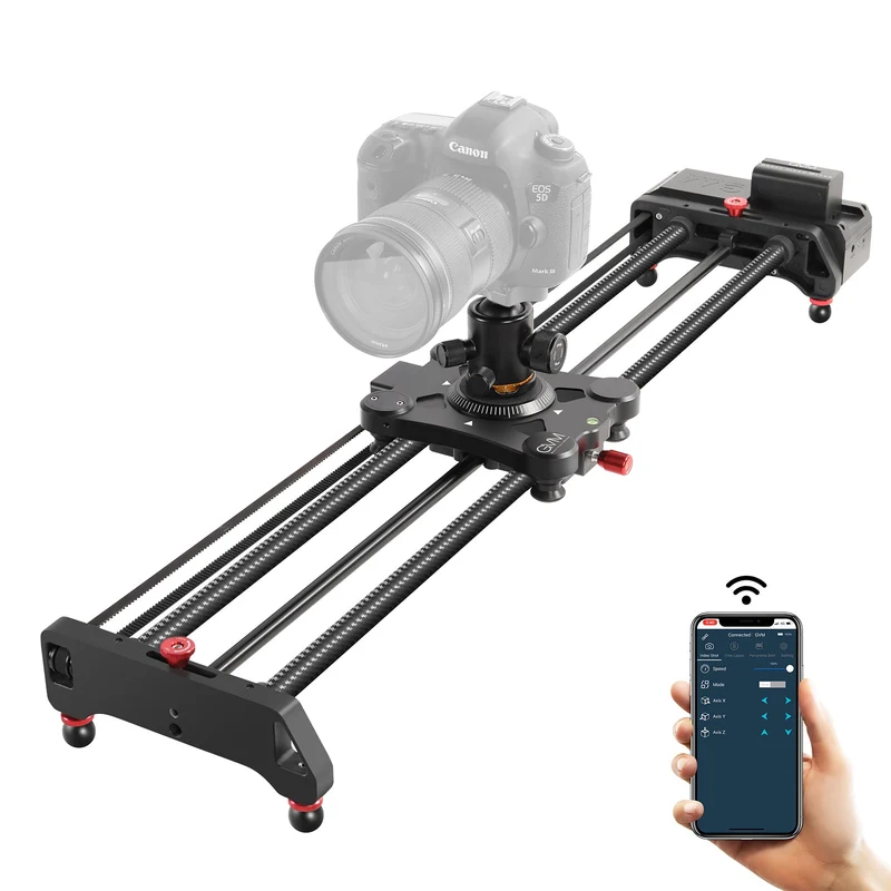 GVM SLIDER-80 Wireless Professional Carbon Fiber Motorized Camera Slider (32")（Open Box）