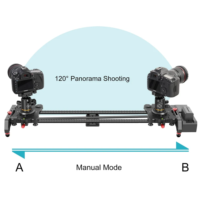 GVM SLIDER-80 Wireless Professional Carbon Fiber Motorized Camera Slider (32")（Open Box）