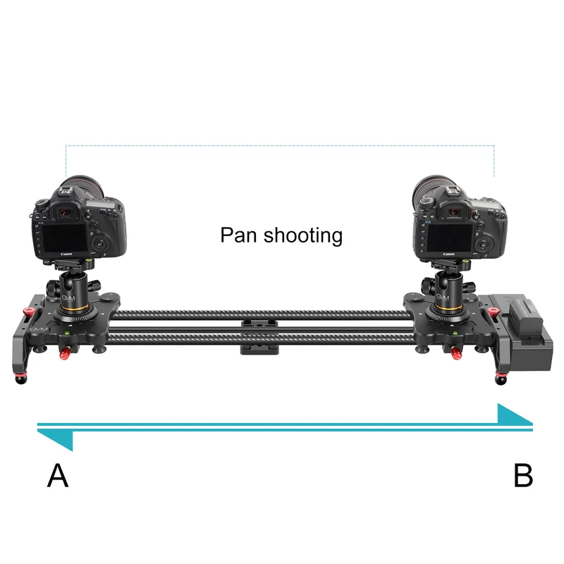 GVM SLIDER-80 Wireless Professional Carbon Fiber Motorized Camera Slider (32")（Open Box）