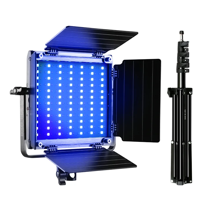 GVM-800D-II 40W Bi-color and RGB Video Panel Light (1-Light Kit)（Open Box）