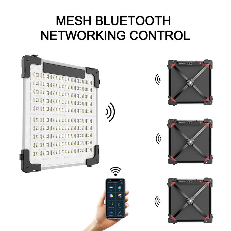 GVM B100C 100W RGB&Bi-Color Flexible LED Light