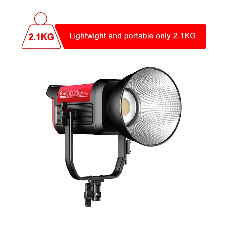 （Open Box）GVM PRO-SD200B 200W Bi-Color Monolight With Softbox