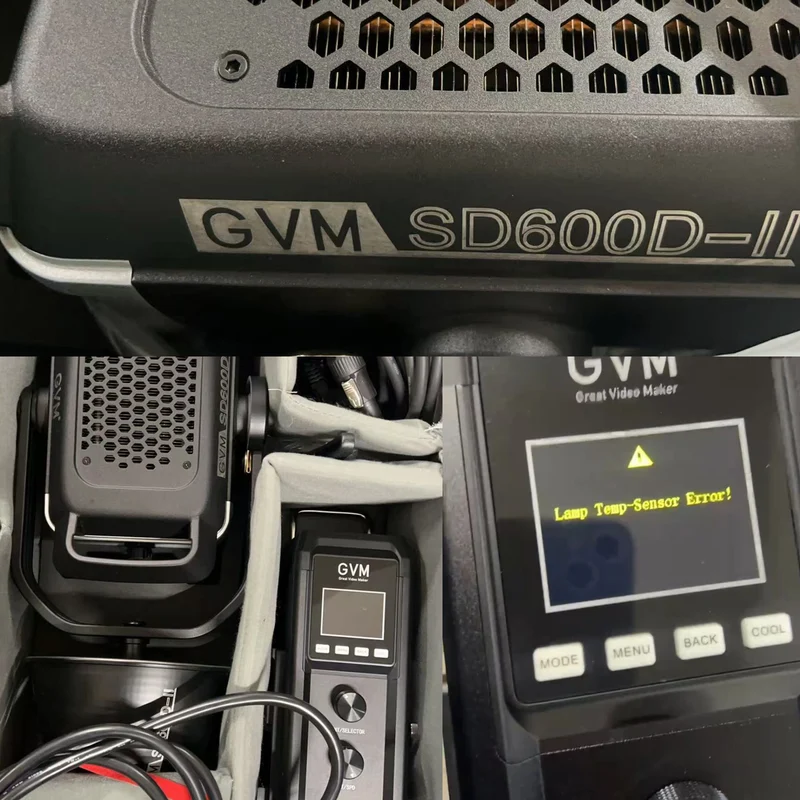 GVM SD600D-II 600W Upgraded Bi-Color LED Video Light（Open Box）