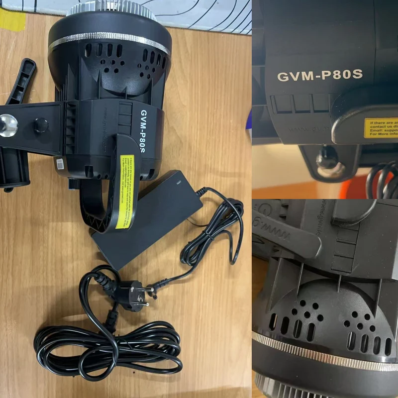 GVM P80S-II 80W LED Spotlight Daylight(Open Box）