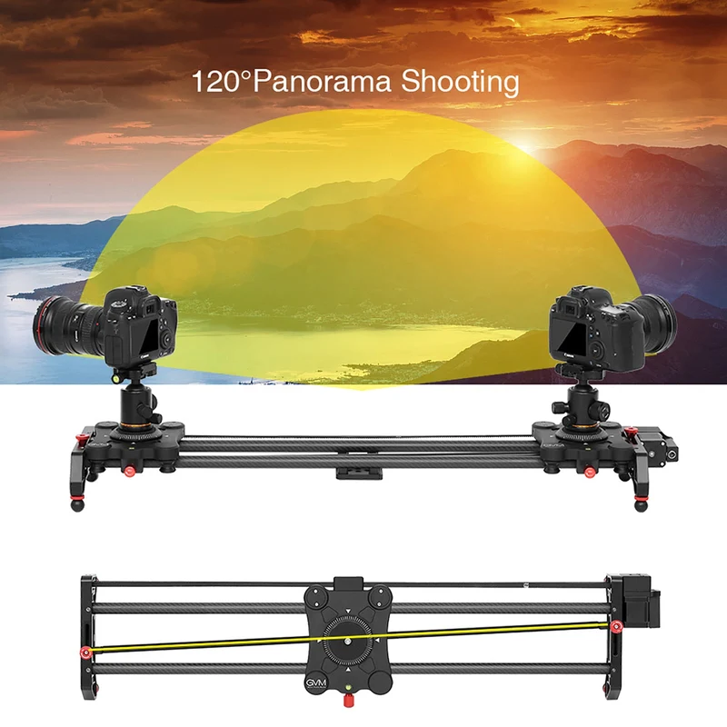 GVM GR-80QD Professional Video Carbon Fiber Motorized Camera Slider (32")