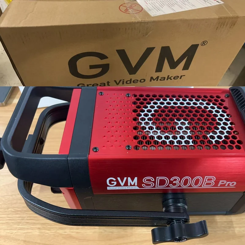 (Open Box)GVM PRO-SD300B 300W Bi-Color Monolight V-mount Mesh Bluetooth