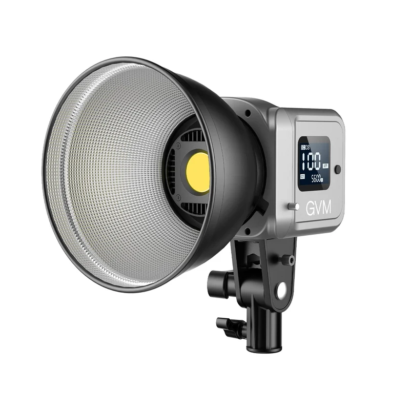 GVM 80w Spotlight silver Daylight Can use Battery (Open Box)