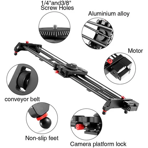 GVM GR-120QD Professional Video Carbon Fiber Motorized Camera Slider (48")（Open Box）