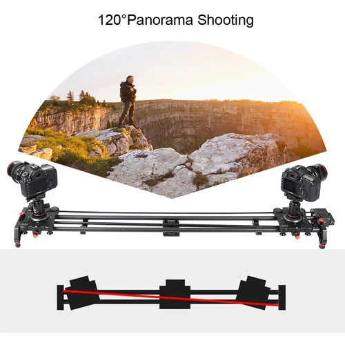 GVM GR-120QD Professional Video Carbon Fiber Motorized Camera Slider (48")（Open Box）