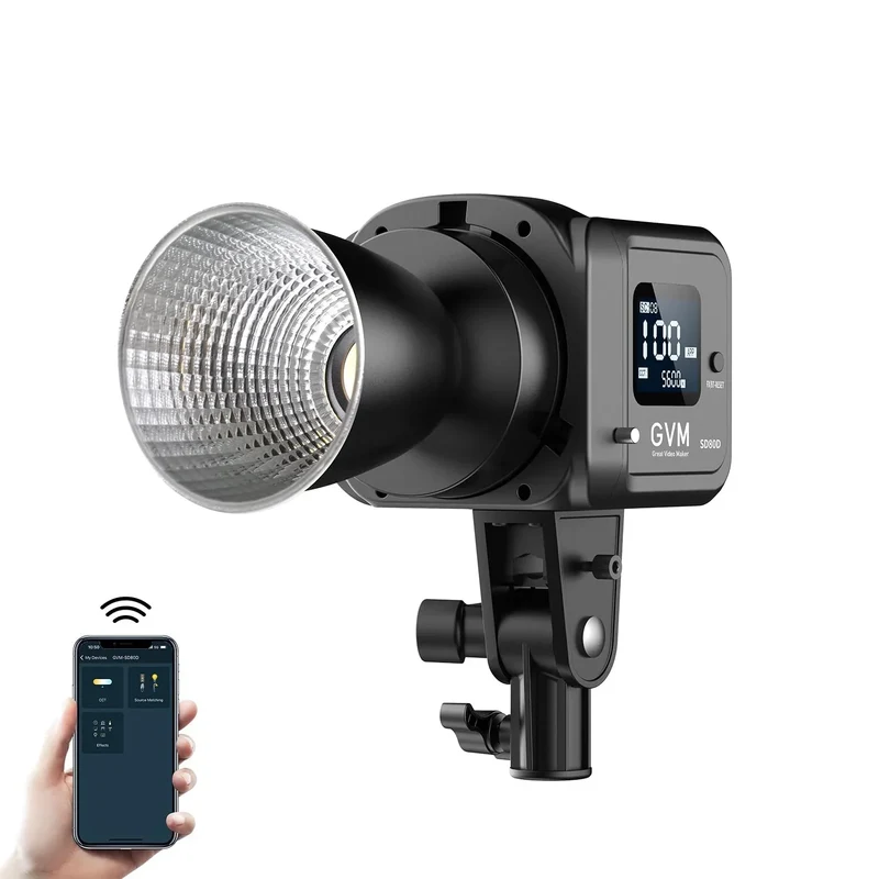 GVM SD80S Daylight LED Monolight Kit