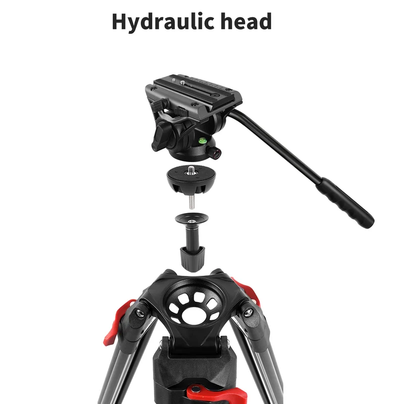 GVM JJL-JY Video Tripod System with Fluid Head