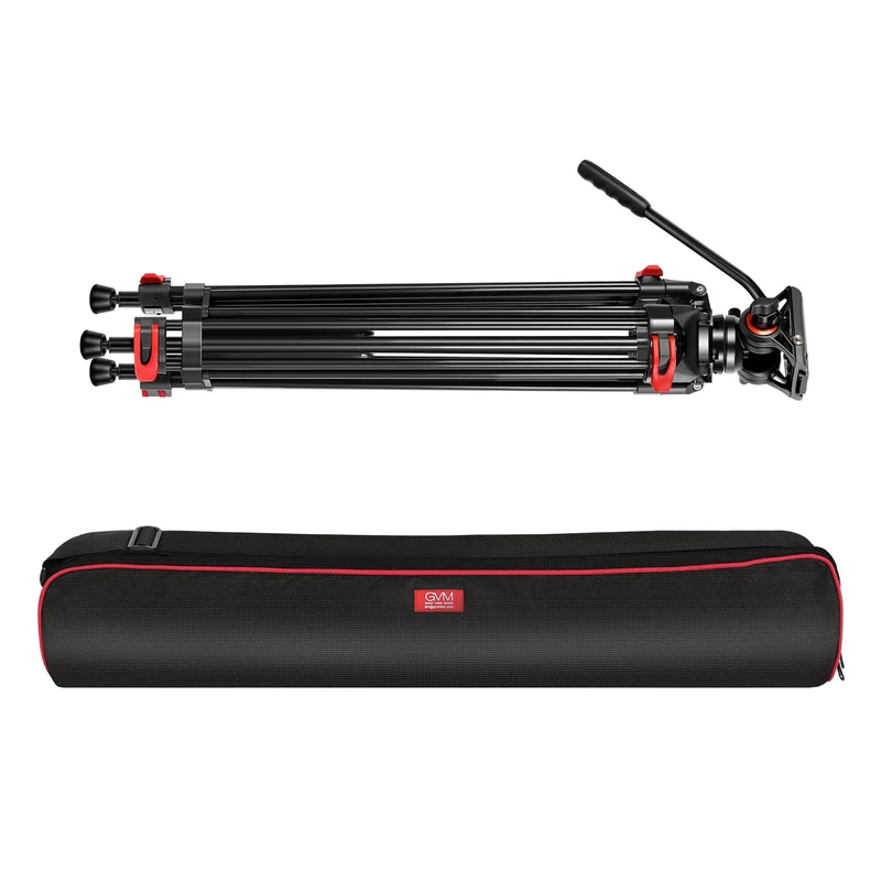 GVM JJL-JY Video Tripod System with Fluid Head