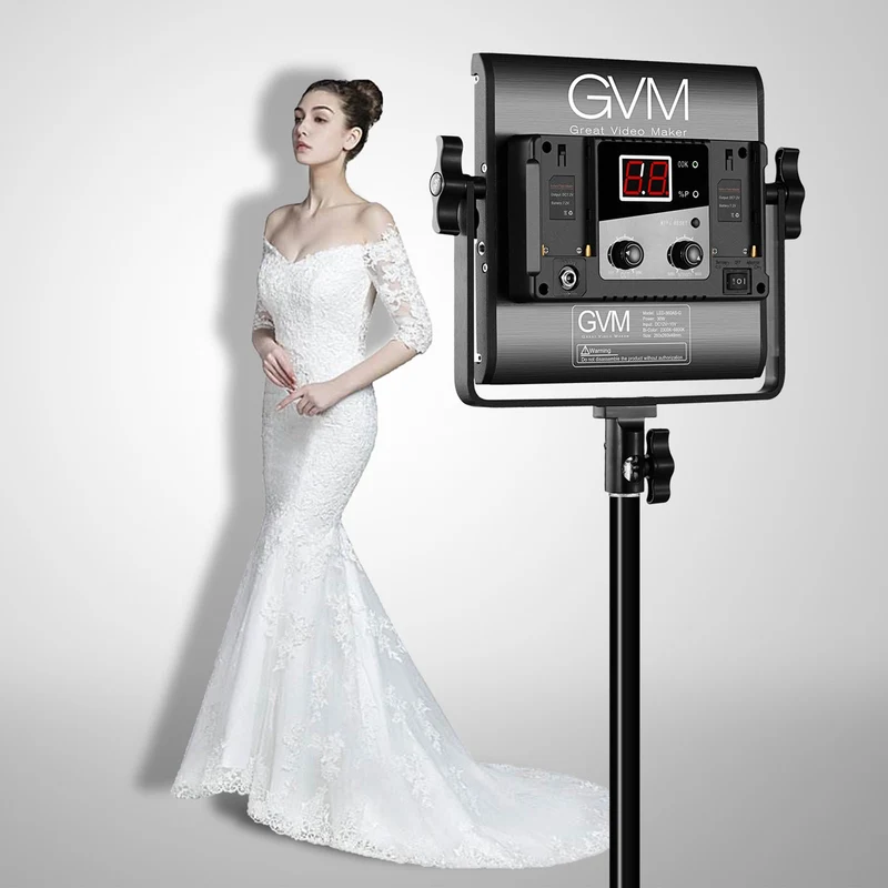 GVM-560AS 30W High Beam Bi-Color LED Video Soft Light（3-Light Kit）