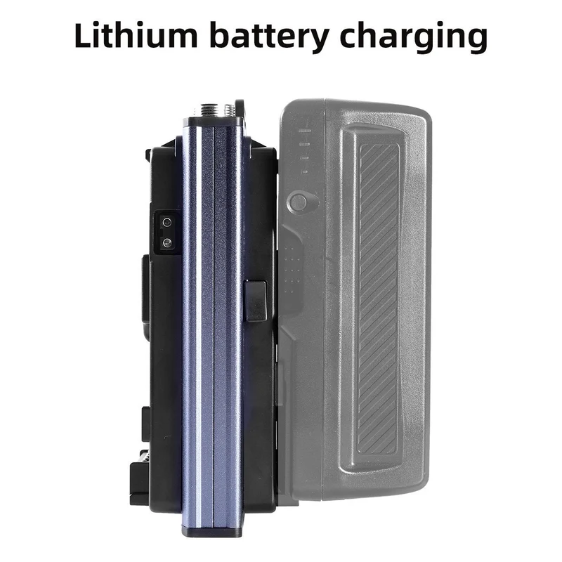 GVM V-Mount Battery Plate Adapter with DC Cable Output for P80S