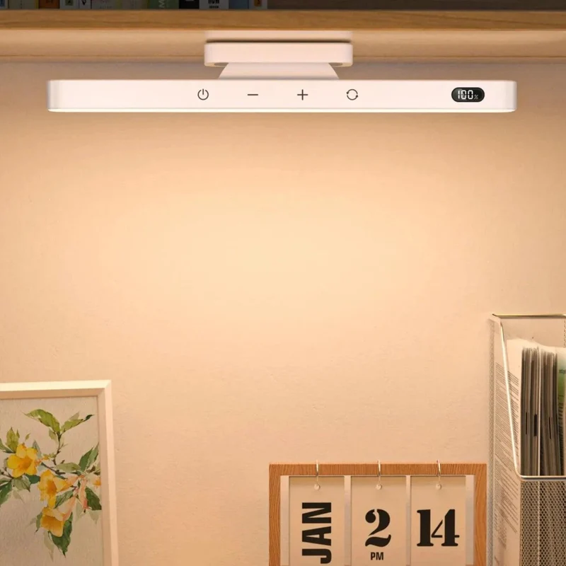 2500mAh Rechargeable Under Cabinet LED Light Bar - Three-Color Light, Magnetic Base