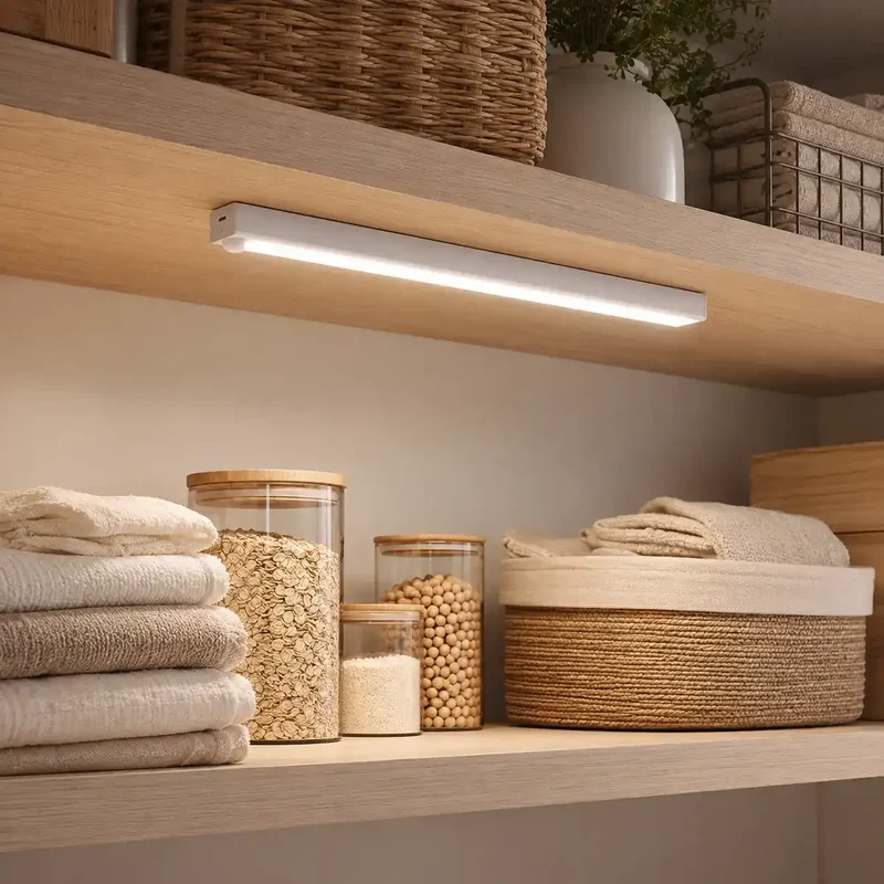 Portable Under Cabinet LED Light Bar - Motion Sensor, USB-C Rechargeable