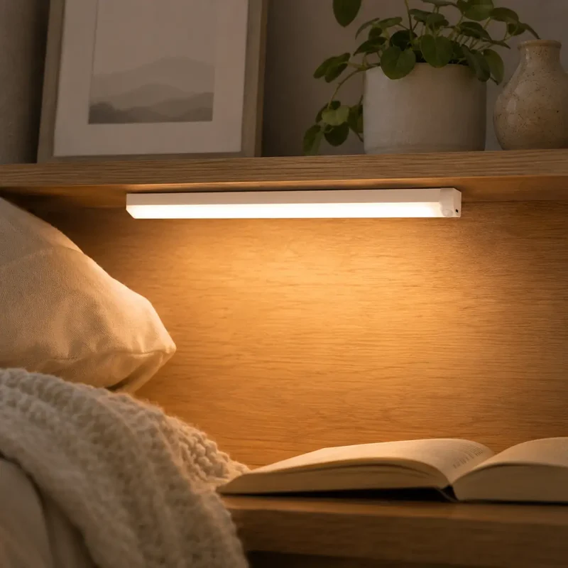 Portable Under Cabinet LED Light Bar - Motion Sensor, USB-C Rechargeable