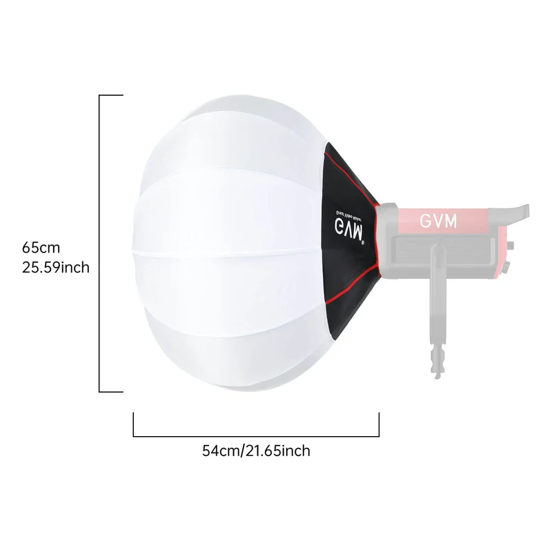 GVM DL65R Lantern Softbox (26'')