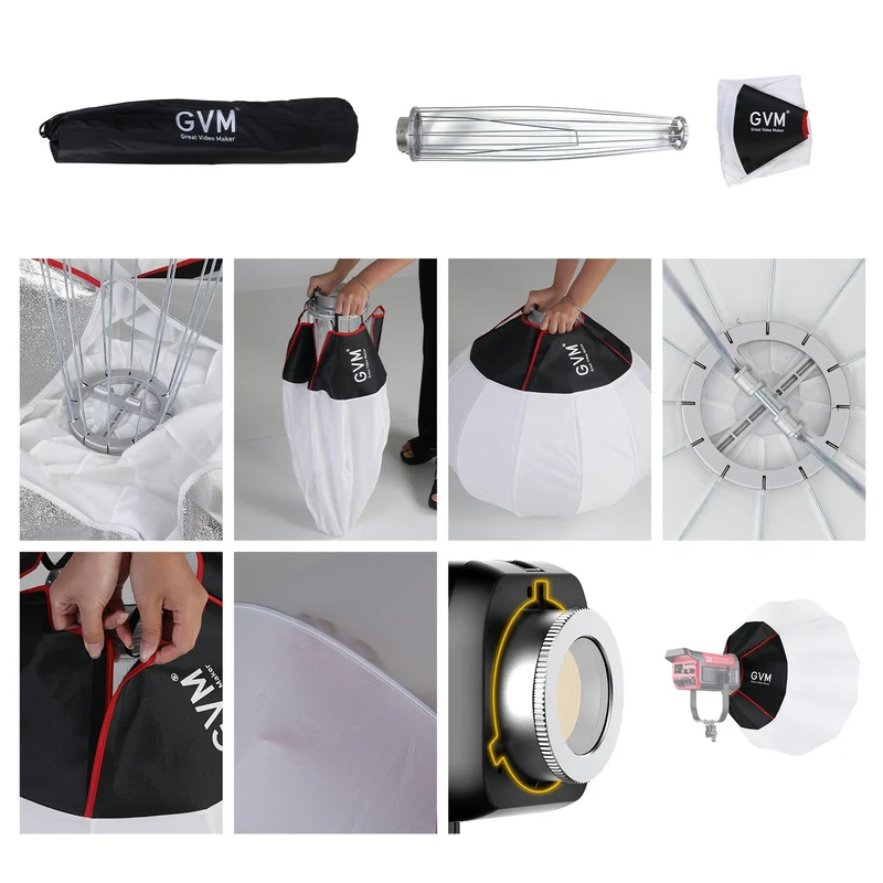 GVM DL65R Lantern Softbox (26'')