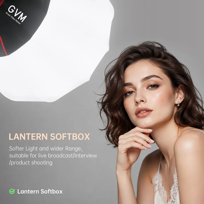 GVM DL65R Lantern Softbox (26'')