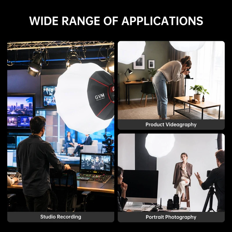 GVM DL65R Lantern Softbox (26'')