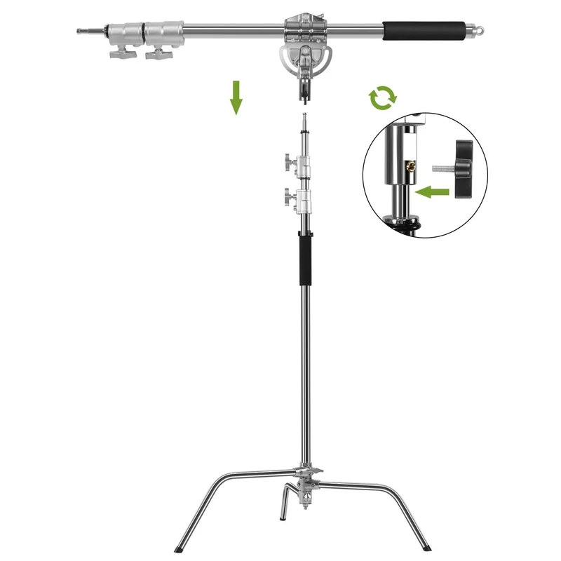 GVM C360 Turtle-Base C-Stand & Grip Arm Kit (10.5')
