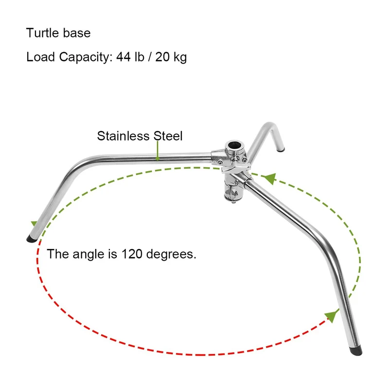 GVM C360 Turtle-Base C-Stand & Grip Arm Kit (10.5')