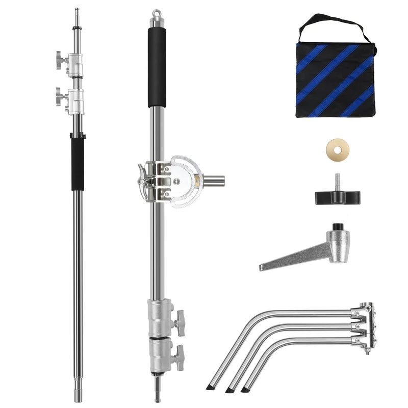 GVM C360 Turtle-Base C-Stand & Grip Arm Kit (10.5')