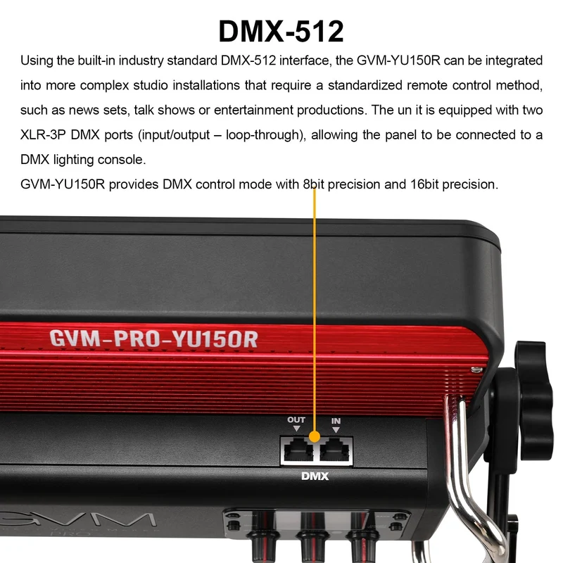 GVM YU150R PRO LED Video Light Board RGB & Bi-Color Studio Light 3 Kits