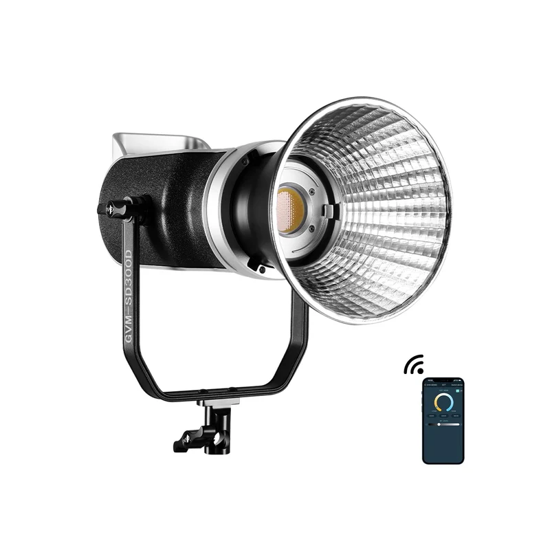 GVM-SD300D 300W Bi-Color LED Video Light High Power Monolight 3 kits