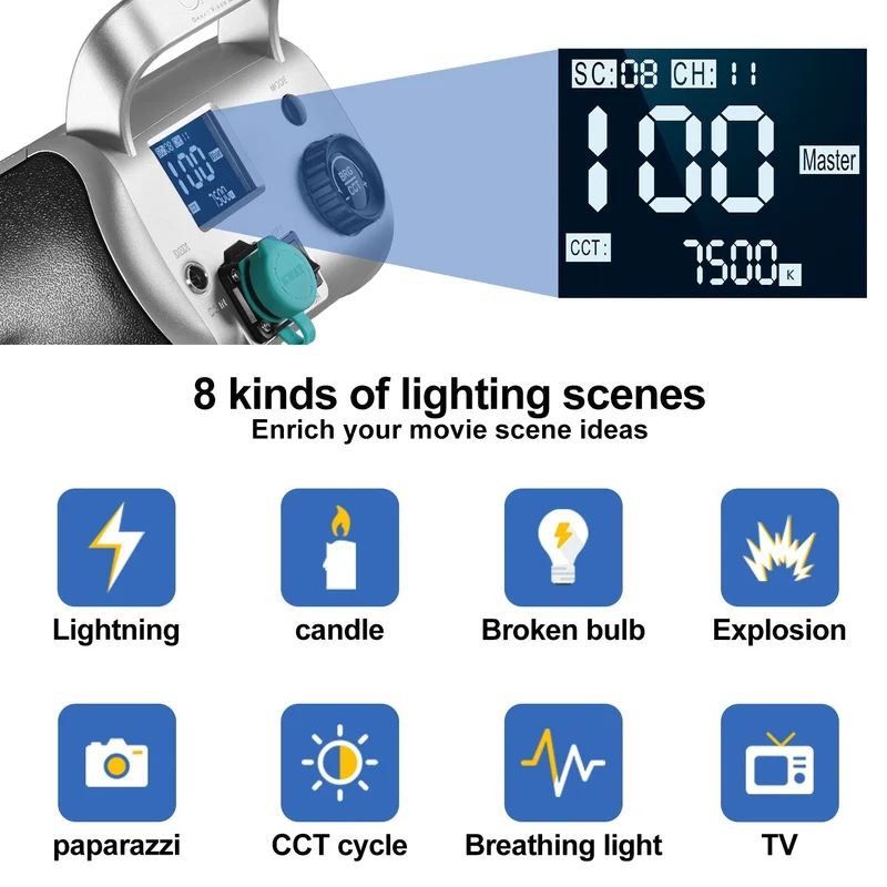 GVM-SD300D 300W Bi-Color LED Video Light High Power Monolight 3 kits