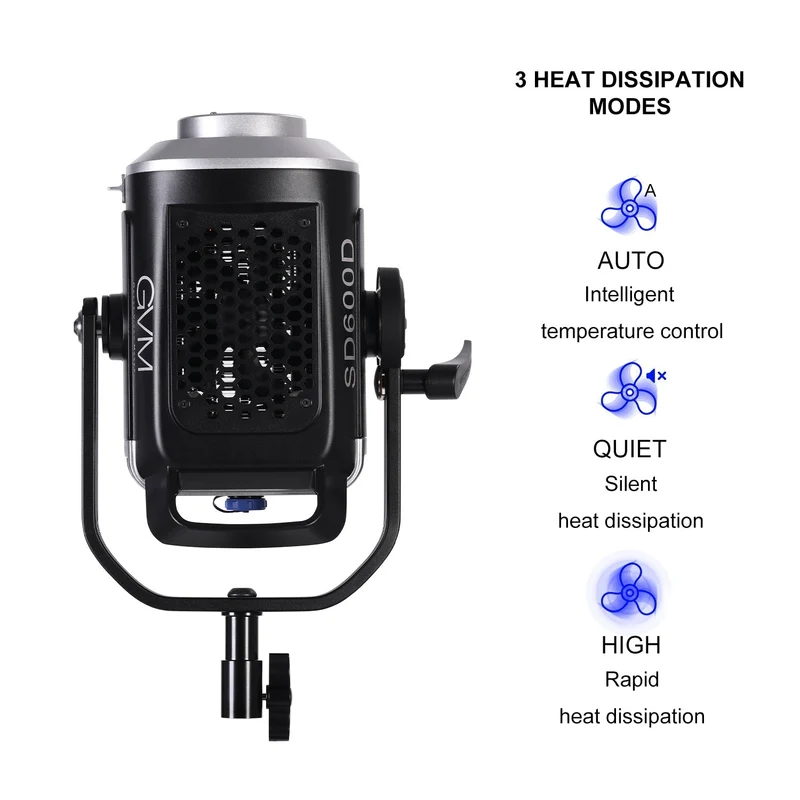 GVM SD600D-II 600W Bi-Color LED Video Light 3 kits